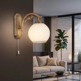 Aplica de perete clasica din alama design italian 8600