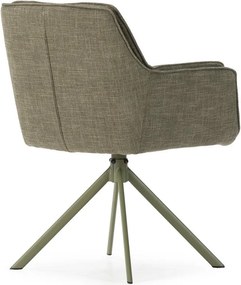 Set de scaune de sufragerie verde 2 buc. tapițat Keiko – Marckeric