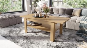 Mazzoni ASTI-R Stejar Oasis – MASĂ/MĂSUȚĂ CAFEA MODERNĂ CU BLAT EXTENSIBIL