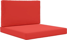 vidaXL Perna pentru canapea de exterior 2 pcs Roșu Poliester