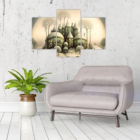 Tablou - Căsuțe de basm (90x60 cm)