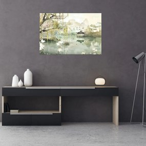 Tablou - Lac Chinezesc (90x60 cm)