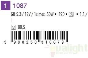 Spot incastrabil alb, diam.8cm, Spot relight 1087 RX