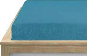 Cearsaf Frote EXCLUSIVE turcoaz inchis 90 x 200 cm
