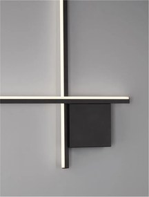 Aplica de perete cu lumina ambientala LED Cross 50cm