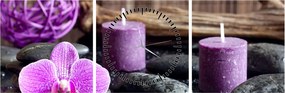 Tablou - Relaxare (cu ceas) (90x30 cm)