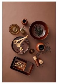 Set de râșnițe de sare și piper chihlimbar 2 buc. din ceramică Gastro Amber – Bitz