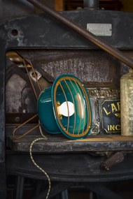 Lampa de masa design retro realizata manual din ceramica INDUSTRIAL