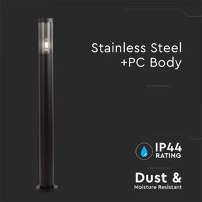 Lampă de exterior 1xE27/18W/230V IP44 100 cm