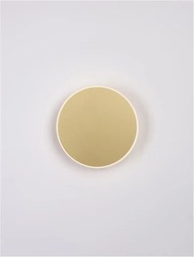 Aplica LED de perete design ambiental CYRCLE 20cm aurie