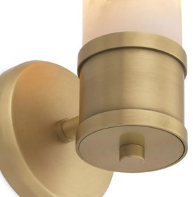 Aplica de perete design LUX Claridges Single alama antic/ alabastru