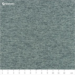 Pat matrimonial verde/albastru tapițat cu spațiu de depozitare cu somieră 180x200 cm Frieda – Meise Möbel