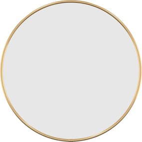 vidaXL Oglindă de perete rotundă, auriu, Ø 40 cm