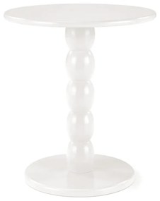 Masa de cafea rotunda Cirilla alba ø40/h47 cm