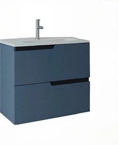 Mobilier pentru lavoar incastrat Fluminia Bari 60 cm bleumarin