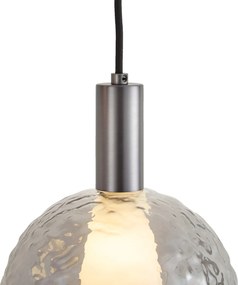 Lampă suspendată de design Gun metal cu 3 lumini - Ard
