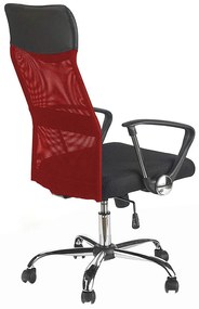 Scaun de birou ergonomic cu spatar inalt- rosu