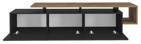 Consola TV Pia Negru 180x46.4x38.9 cm