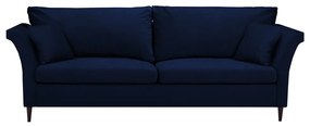 Canapea extensibilă cu spațiu pentru depozitare Mazzini Sofas Pivoine, albastru