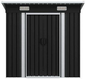 Magazie de gradina din metal , antracit, otel