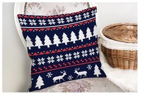 Față de pernă din material textil 43x43 cm cu model de Crăciun – Mila Home