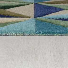 Covor albastru din lână 160x230 cm Reverie – Flair Rugs