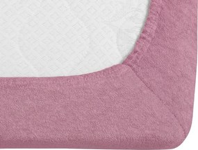 Cearsaf frotee MOLTON roz 180 x 200 cm