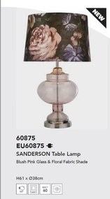 Veioza/Lampa de masa design decorativ Sanderson