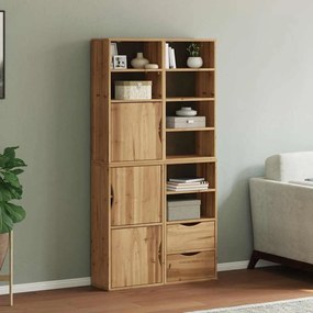 vidaXL Dulapuri laterale 4 buc &quot;ODDA&quot; 40x24x79 cm lemn masiv de pin