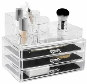 Compactor organizator cosmetic mare 3 sertare