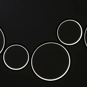 Brilagi - Lustră LED suspendată pe cablu ECHO LED/60W/230V 4000K 100 cm negru
