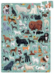 PUZZLE EDUCATIONAL PENTRU COPII EDUCATIONAL, PUZZLOVE DOGS, 100 PIESE - BANANA PANDA (BP49214)