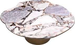 Masuta de cafea design LUX cu blat din marmura Shapiro