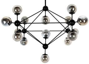 Lustra moderna cu 15 de surse de lumina Roma 15 negru