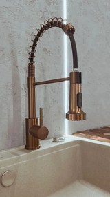 Baterie de bucatarie REA Colin cupru periat