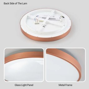 BRILAGI - Corp de iluminat LED reglabil GLASS POOL DOUBLE LED/60W/230V 50 cm cu finisaj cupru + telecomandă