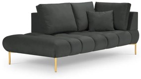 Sezlong Hasting 2 locuri catifea H75 cm