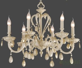 Lustra LUX fabricat manual 6 brate diametru 68cm Selena 2070/6 Bejorama