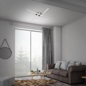 Lustră LED aplicată REY 4xLED/5W/230V crom lucios Brilo