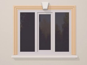 Ancadrament fereastra exterior FP134 dimensiuni 135x45x2000mm