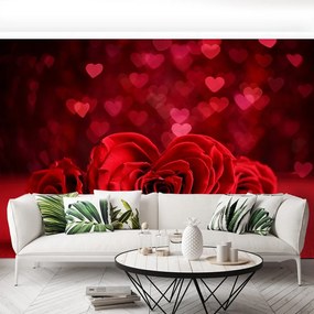 Fototapet Trandafiri inima
