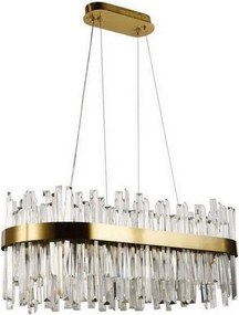 Lustră LED de cristal dimabilă pe cablu LED/90W/230V + telecomandă