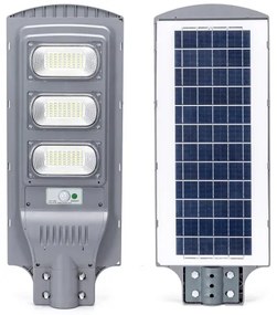Aigostar - Lampadar LED stradal solar cu senzor LED/150W/3,2V IP65 6500K + Telecomandă