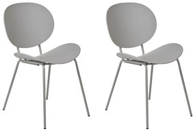 Set 2 buc scaune de sufragerie Sarrah (gri) . 1075891