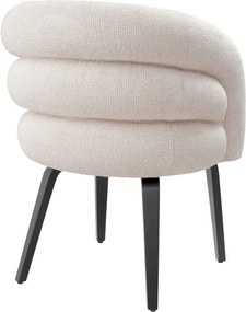 Scaun design elegant LUX Novelle, Lyssa off-white