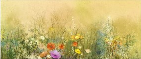 Tablou - Pajiște pictată (120x50 cm)