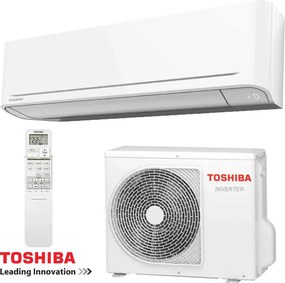Aparat de aer conditionat cu invertor Toshiba Yukai+ RAS-B24S4KVG-E + RAS-24E2AVG-E, 24.000 BTU, 45 m², Wi-Fi, R-32, Alb