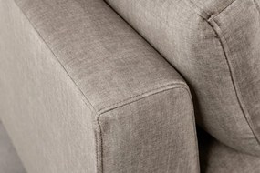 Coltar cu sezlong dreapta, Catifea taupe, SIGNUM 315cm