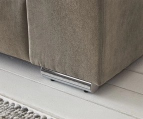 Canapea extensibilă dumonde cu ladă de depozitare si sezut confortabil din spuma high-density, Marbela Enjoy Camel XXL 295x100 cm