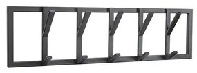 Cuier de perete negru din metal Frame – LABEL51
